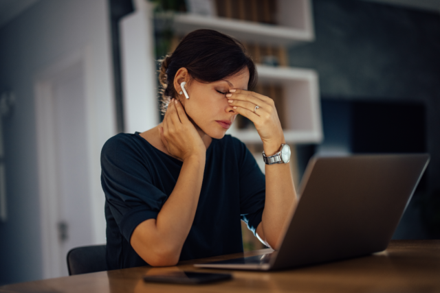 An employee that begins to utilize Bare-Minimum Mondays to mitigate rising stress levels.